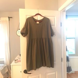 Jilly Road Trip dress in vineyard green